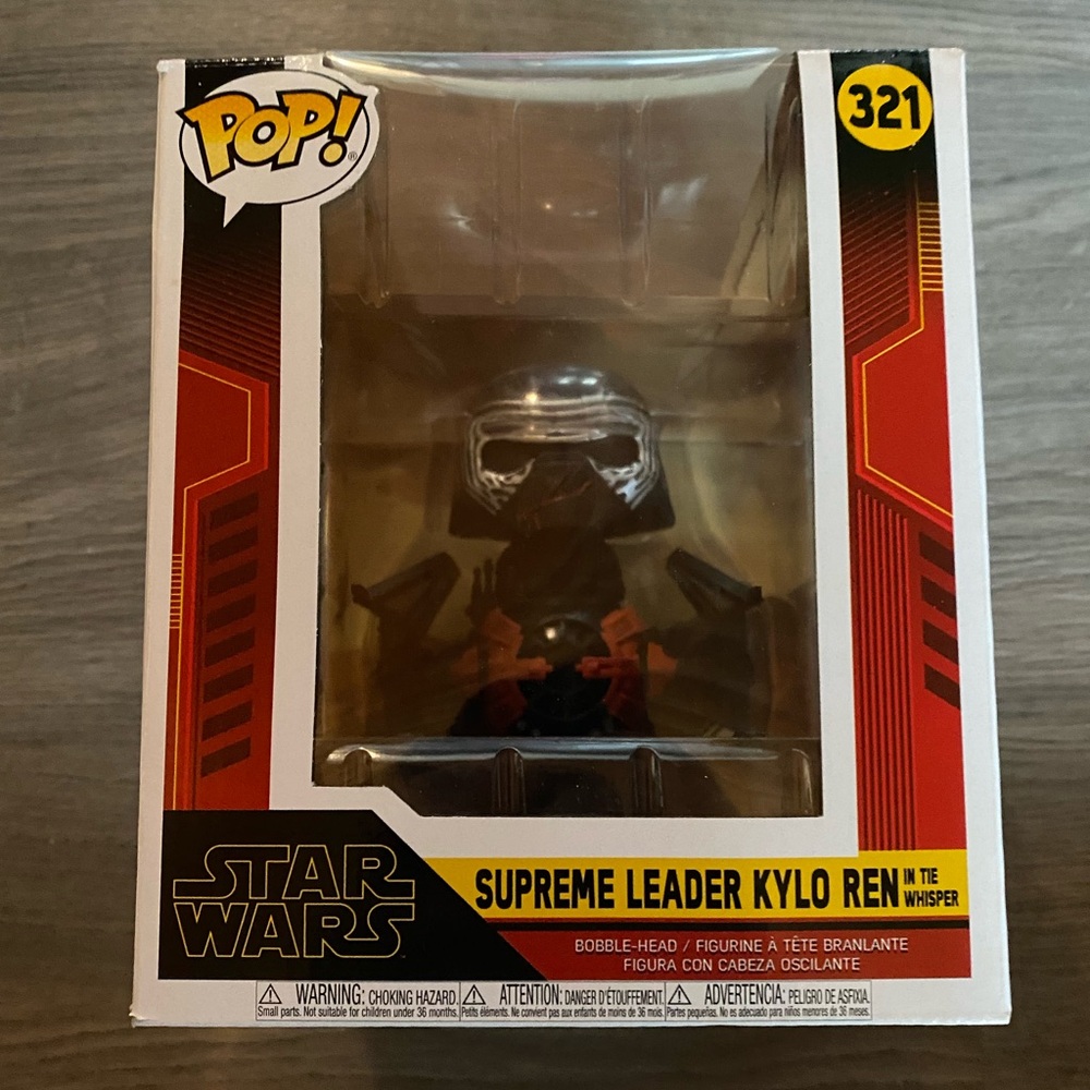 Funko Star Wars Kylo Ren Figure in Black and Red